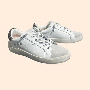 Vintage Havana Rollin White Leopard Sneakers